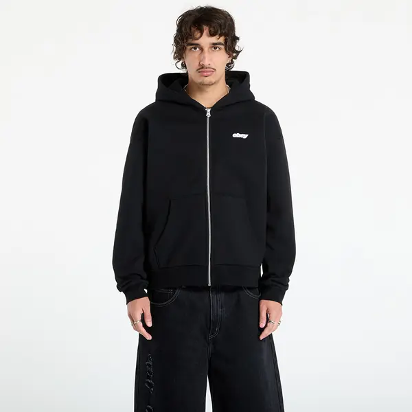 OBEY Clothing Mikina OBEY Gaze Extra Heavy Zip Hood Black XL