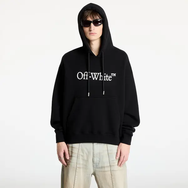 Off-White Mikina Off-White Big Bookish Skate Hoodie Black/ White XL