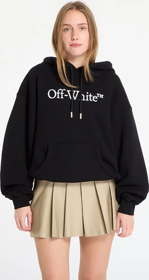 Off-White Mikina Off-White Big Logo Bookkish Over Hoodie Black/ White XS
