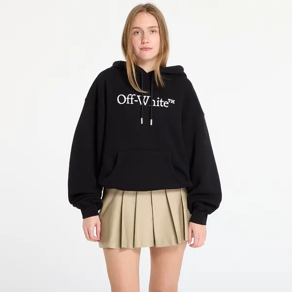 Off-White Mikina Off-White Big Logo Bookkish Over Hoodie Black/ White XS