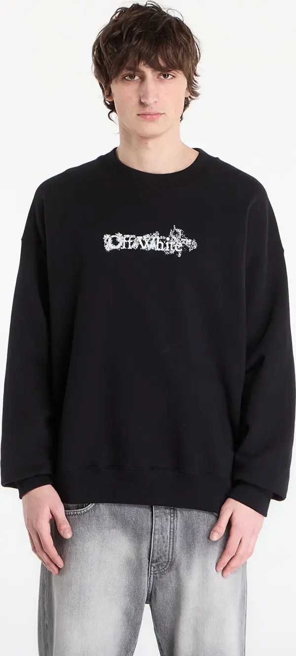 Off-White Mikina Off-White Heraldic Treshold Arrows Skate Crewneck Black L