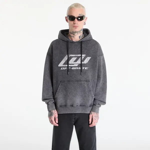 Off-White Mikina Off-White Ow Racing Skate Hoodie Mareado Black S