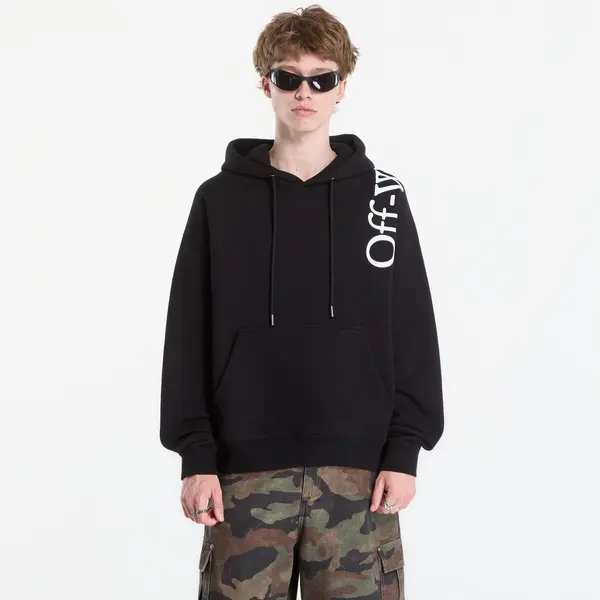 Off-White Mikina Off-White Vertical Bookish Skate Hoodie UNISEX Black XL