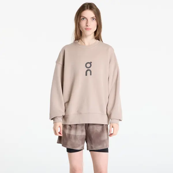 On Mikina On Club Crew Brown L