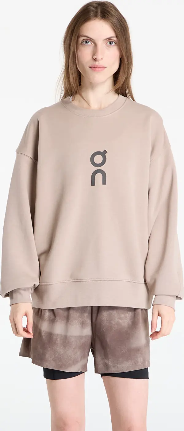 On Mikina On Club Crew Brown L