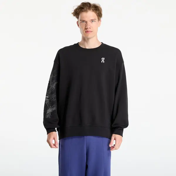 On Mikina On Club Crew Graphic Black XXL