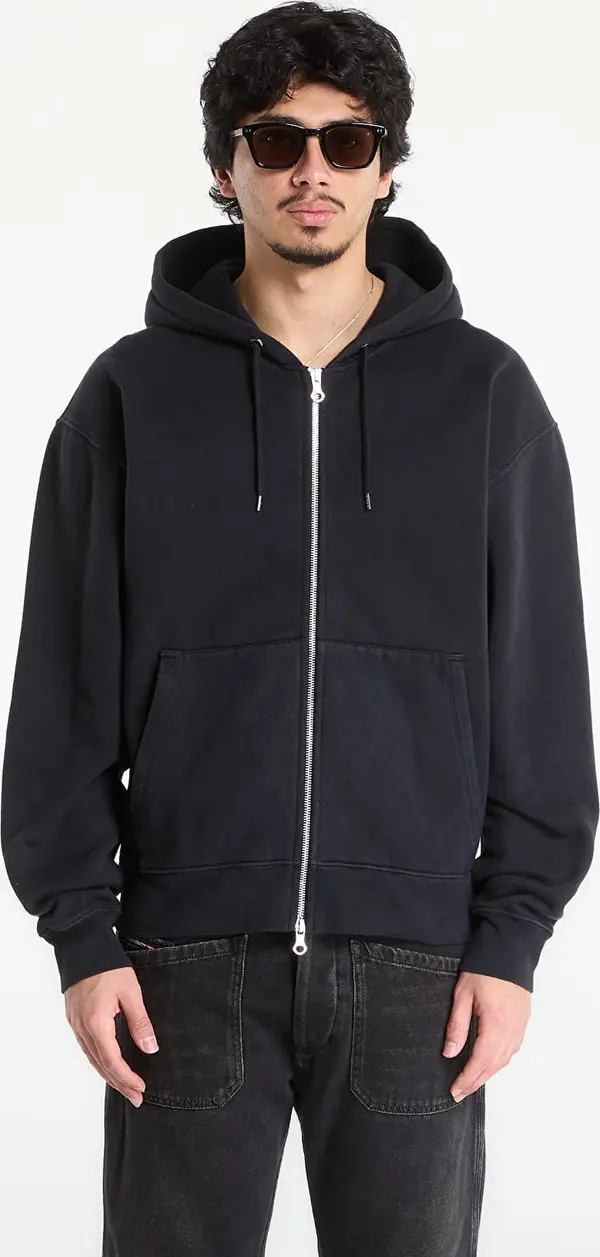 Our Legacy Mikina OUR LEGACY Rascal Hood Washed Black Star Fleece 48