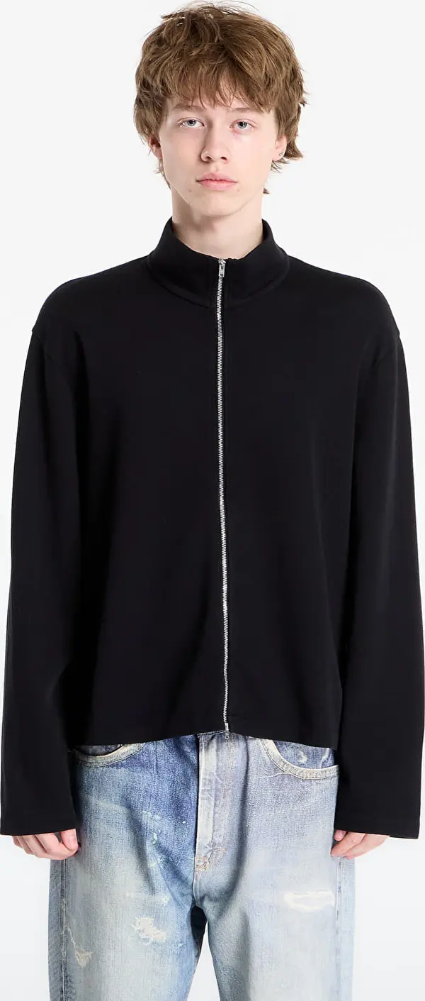 Our Legacy Mikina OUR LEGACY Shrunken Fullzip Black Athletic Rib 50