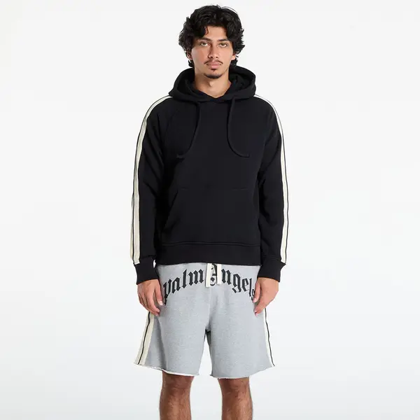 Palm Angels Mikina Palm Angels Curved Logo Track Hoody Black/ Off White L