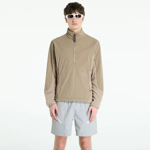 Pas Normal Studios Mikina Pas Normal Studios Off-Race Light Fleece Half-Zip Beige S