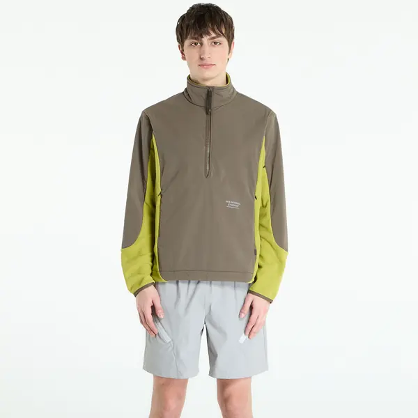 Pas Normal Studios Mikina Pas Normal Studios Off-Race Light Fleece Half-Zip Moss Green XL