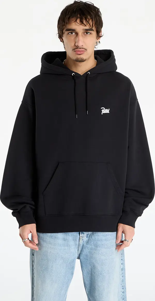 Patta Mikina Patta Embroidered Fire Panther Hooded Sweater UNISEX Black S