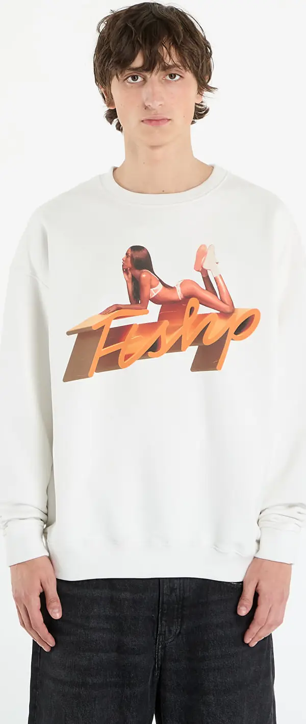 FTSHP Mikina Playboy x FTSHP Crewneck UNISEX Off White XXL