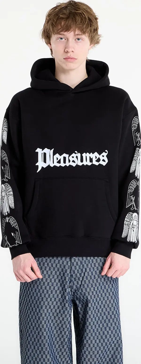 PLEASURES Mikina PLEASURES Angel Demon Hoodie Black L
