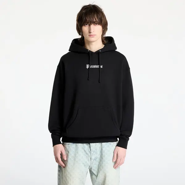 PLEASURES Mikina PLEASURES Burn Again Hoodie Black M