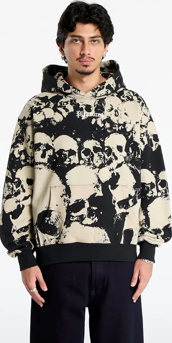 PLEASURES Mikina PLEASURES Despair Hoodie Black S