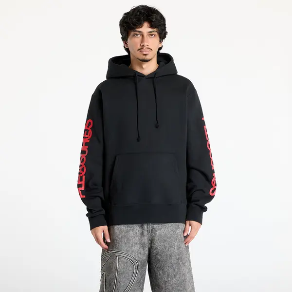 PLEASURES Mikina PLEASURES Fanzine Hoodie Black M