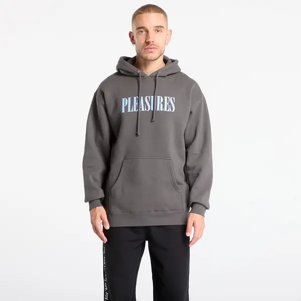 PLEASURES Mikina PLEASURES House Blend Hoodie Charcoal M