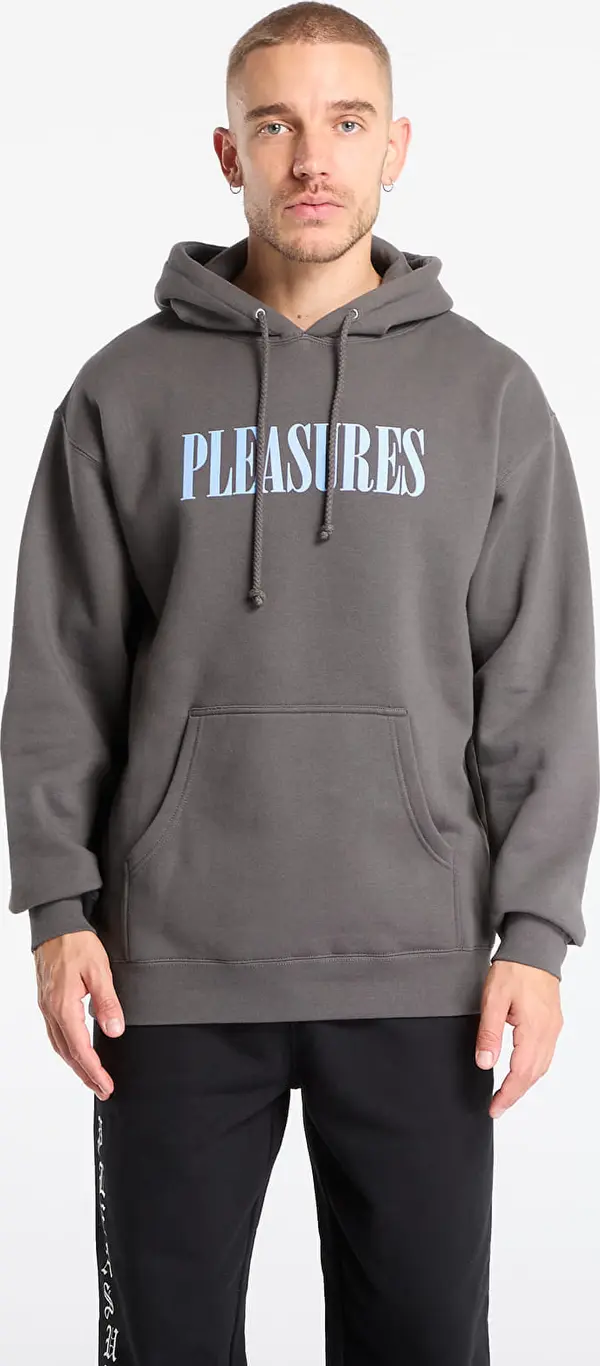 PLEASURES Mikina PLEASURES House Blend Hoodie Charcoal XXL