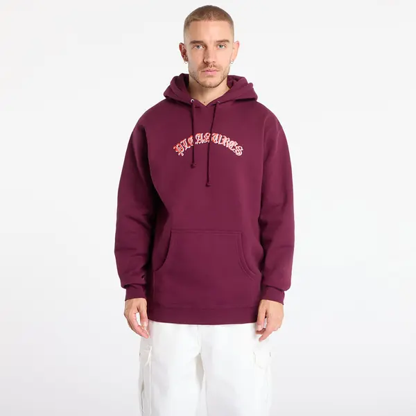 PLEASURES Mikina PLEASURES Mirror Hoodie Eggplant S