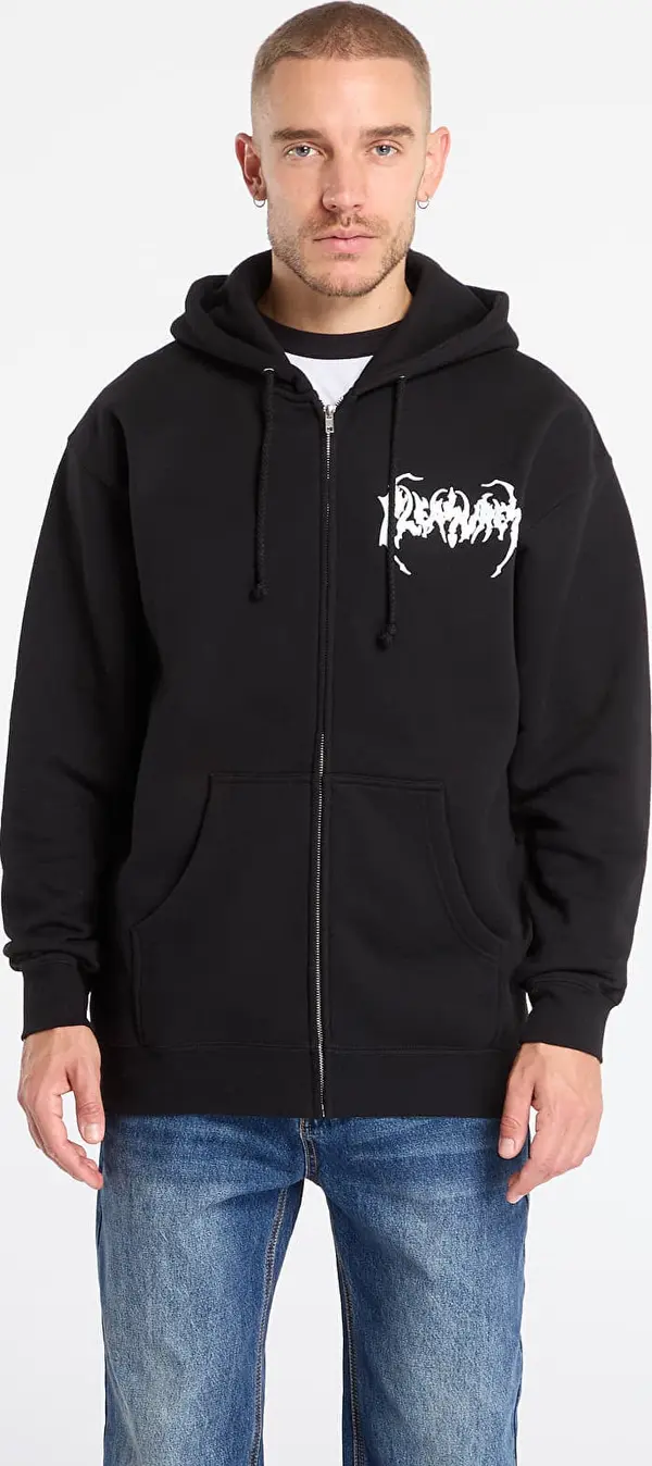 PLEASURES Mikina PLEASURES Pond Zip Hoodie Black XL