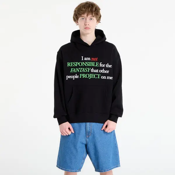 PLEASURES Mikina PLEASURES Responsible Hoodie Black XL