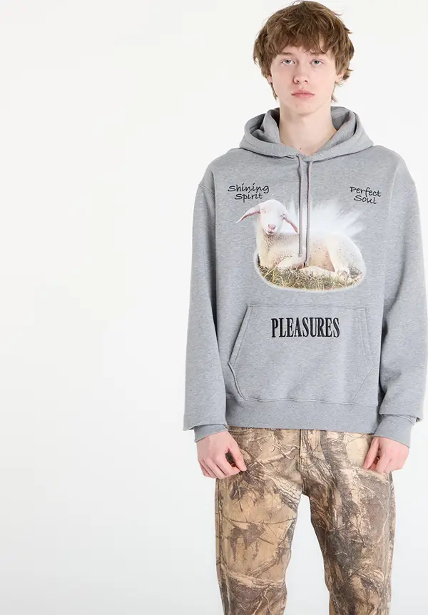 PLEASURES Mikina PLEASURES Shine Hoodie Heather S