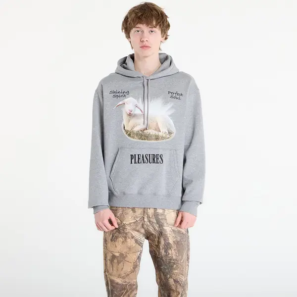 PLEASURES Mikina PLEASURES Shine Hoodie Heather XXL