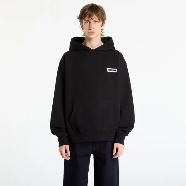 PLEASURES Mikina PLEASURES Workman Hoodie Black L