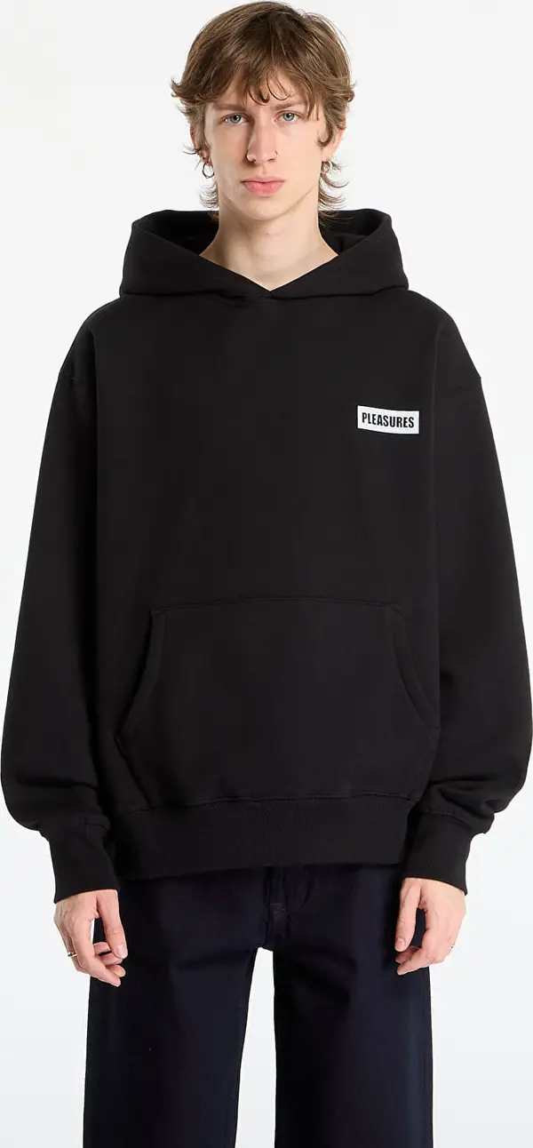 PLEASURES Mikina PLEASURES Workman Hoodie Black XL