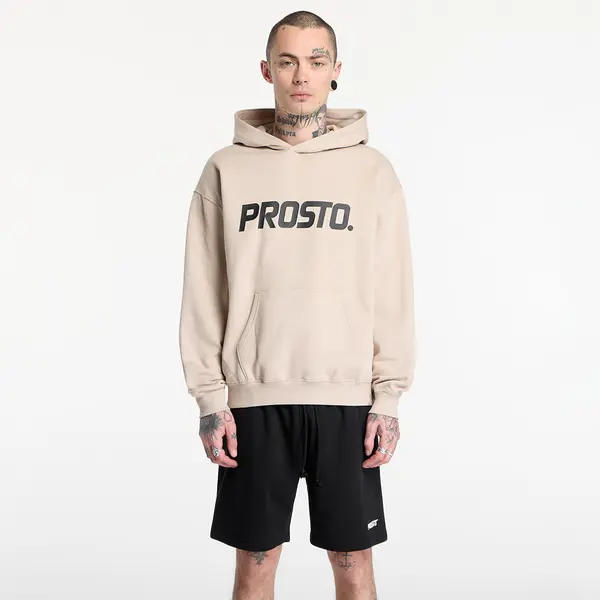 Prosto Mikina Prosto Hoodie Big Log Beige L
