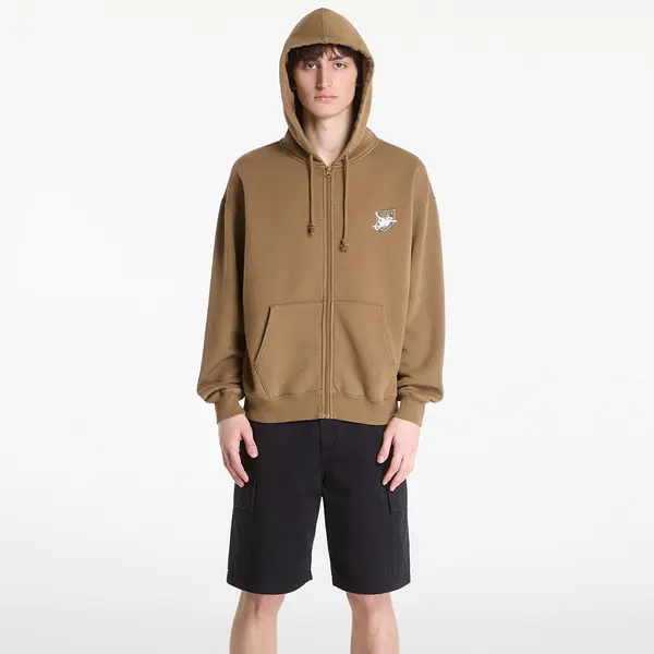 Prosto Mikina Prosto Zip Hoodie Damage Target Beige M