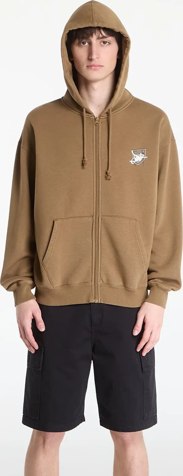 Prosto Mikina Prosto Zip Hoodie Damage Target Beige M