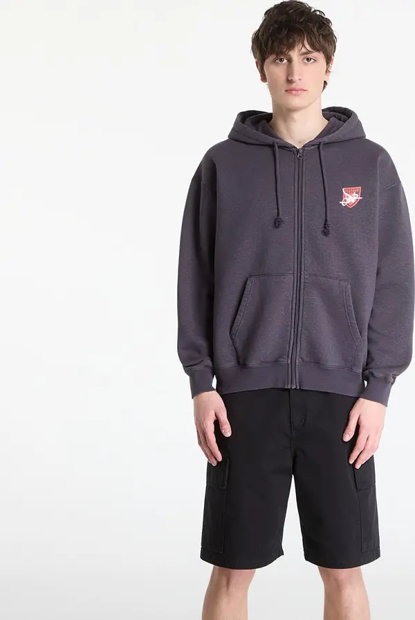 Prosto Mikina Prosto Zip Hoodie Damage Target Gray XL