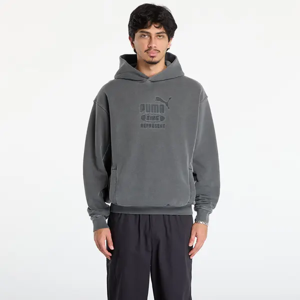 Puma Mikina Puma x REPRESENT Graphic Hoodie Flat Dark Gray L