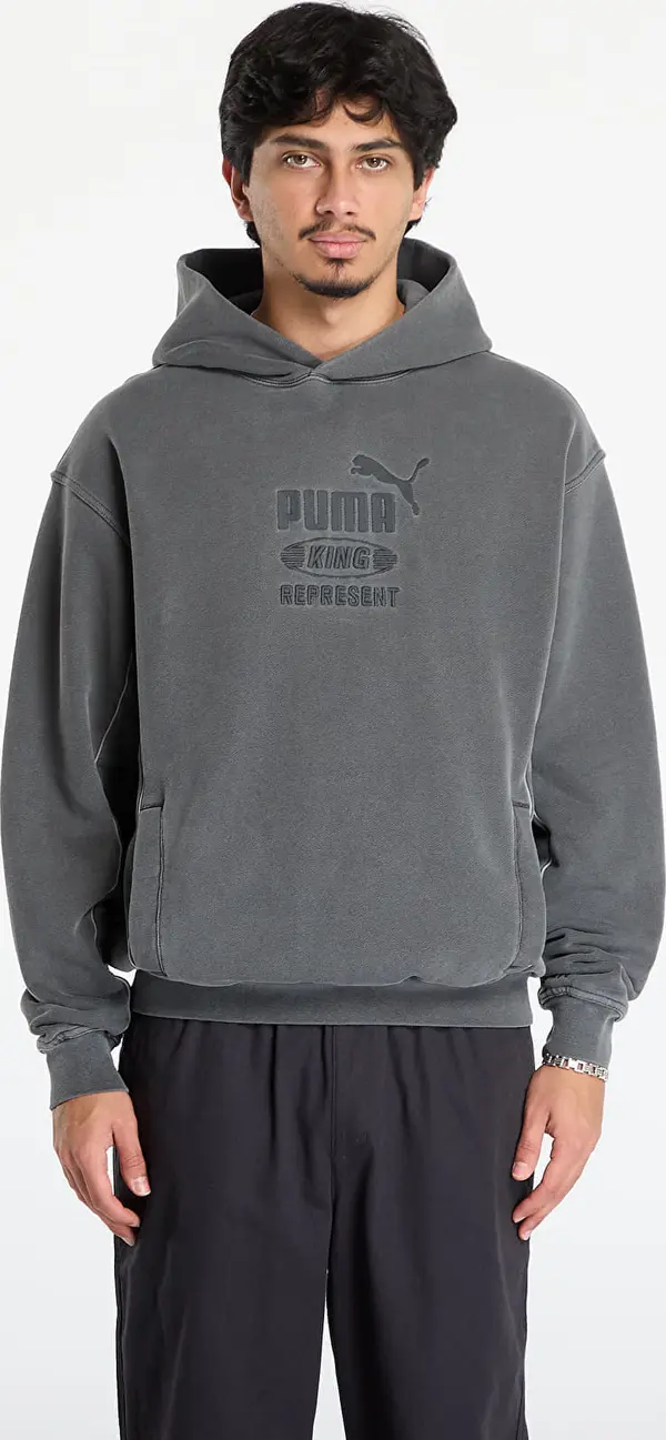 Puma Mikina Puma x REPRESENT Graphic Hoodie Flat Dark Gray M