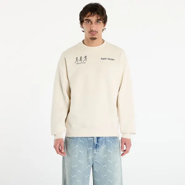 Puma Mikina Puma x Saysky Crew Sweatshirt UNISEX Alpine Snow L