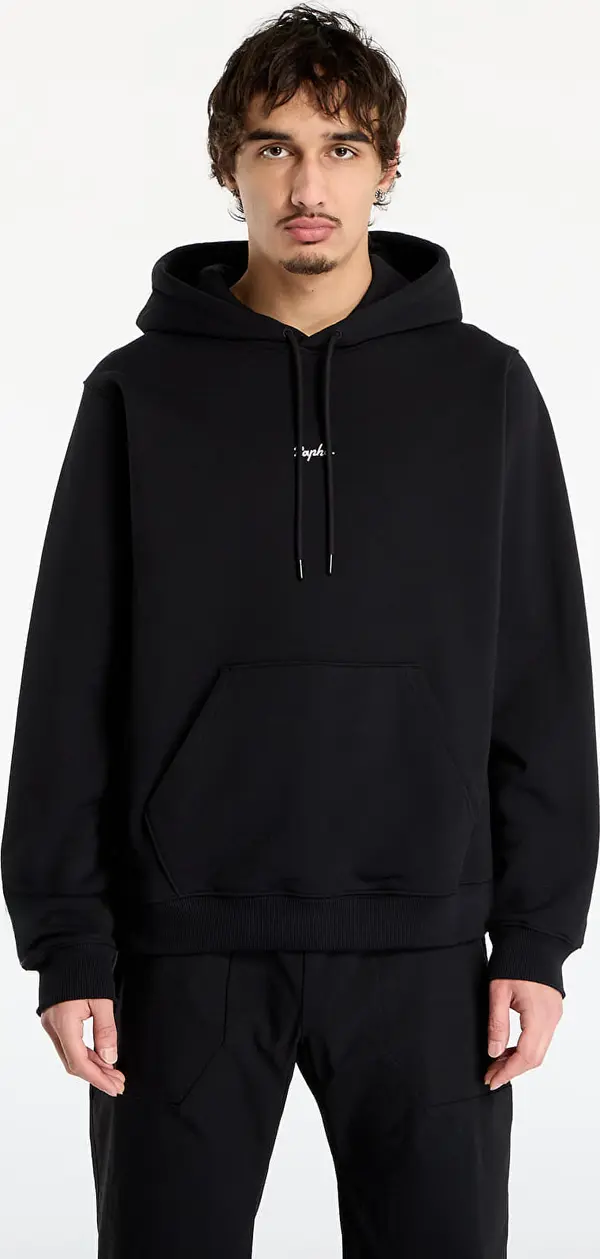 Rapha Mikina Rapha Men's Heavyweight Cotton Hoodie Black/ White L