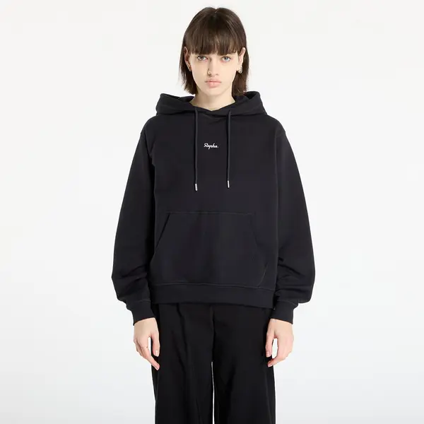Rapha Mikina Rapha Women's Cotton Hoodie Black/ White M