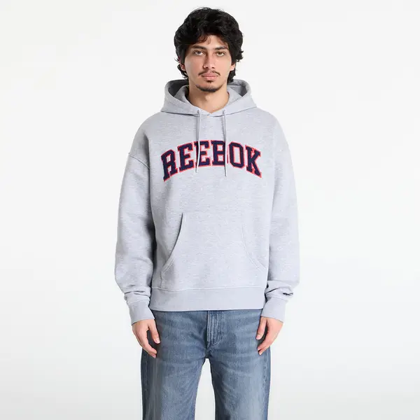 Reebok Mikina Reebok Freshman Hoodie Athletic Grey Marl XL
