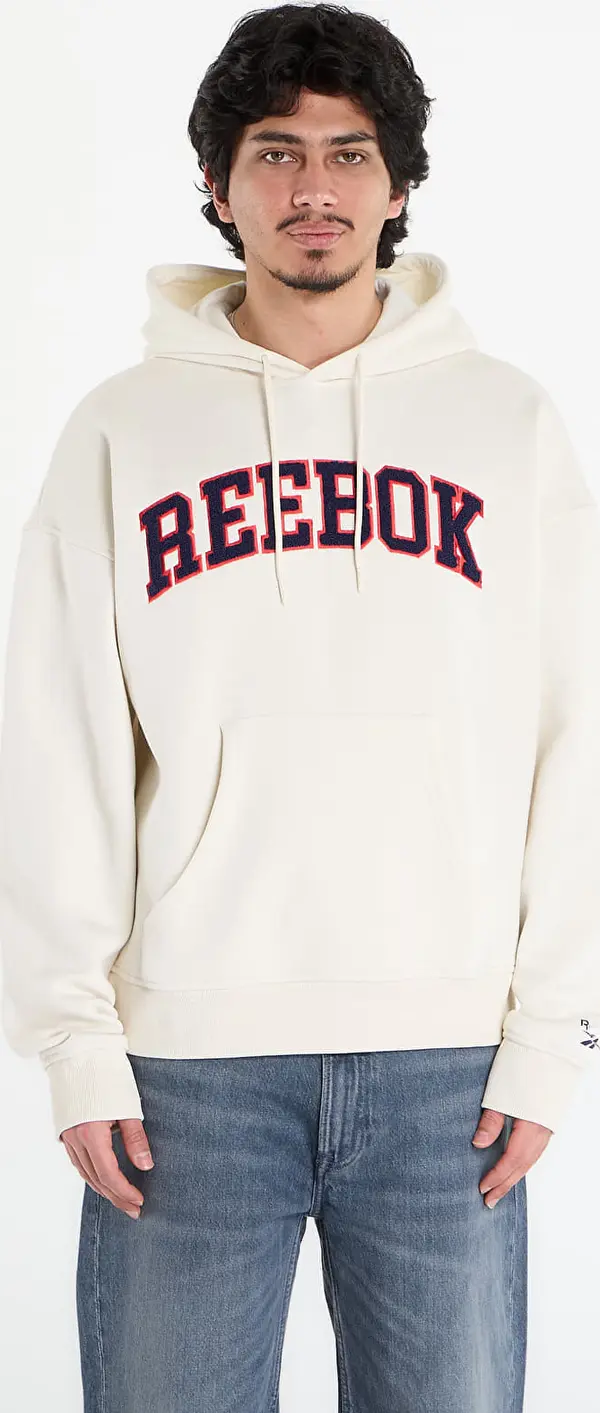 Reebok Mikina Reebok Freshman Hoodie Vintage Chalk M