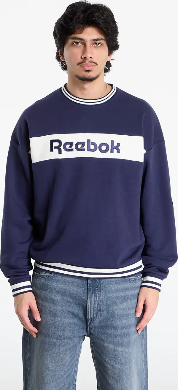 Reebok Mikina Reebok Lawn Club Crew Sweat Vector Navy M