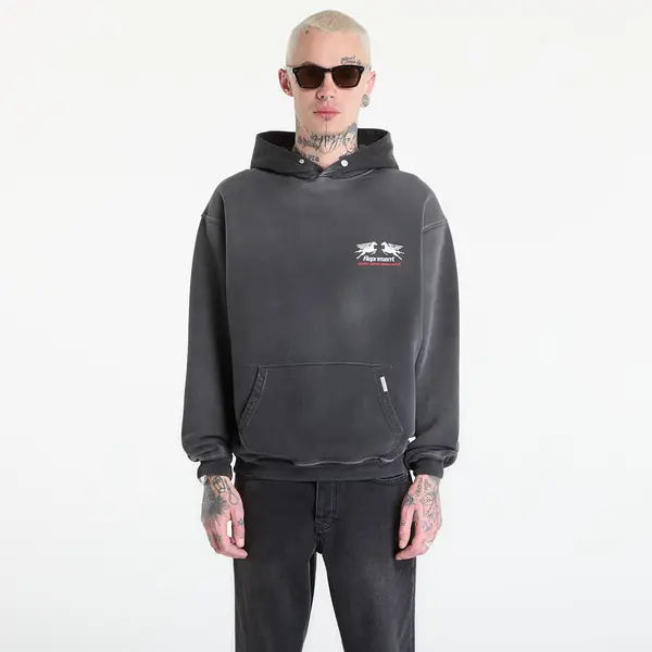 REPRESENT Mikina REPRESENT 24 Hour Service Hoodie UNISEX Stained Black L