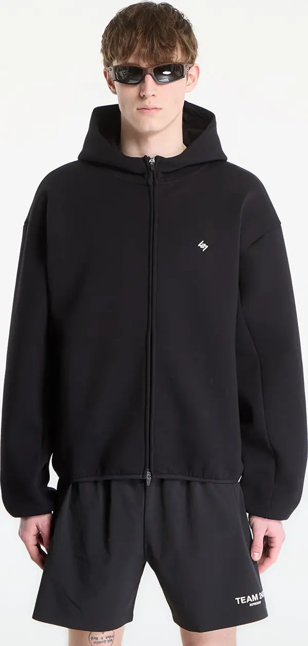 REPRESENT Mikina REPRESENT 247 Numbers Hood UNISEX Jet Black L