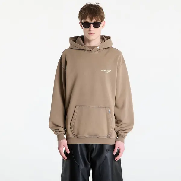 REPRESENT Mikina REPRESENT Owners Club Hoodie Almond S