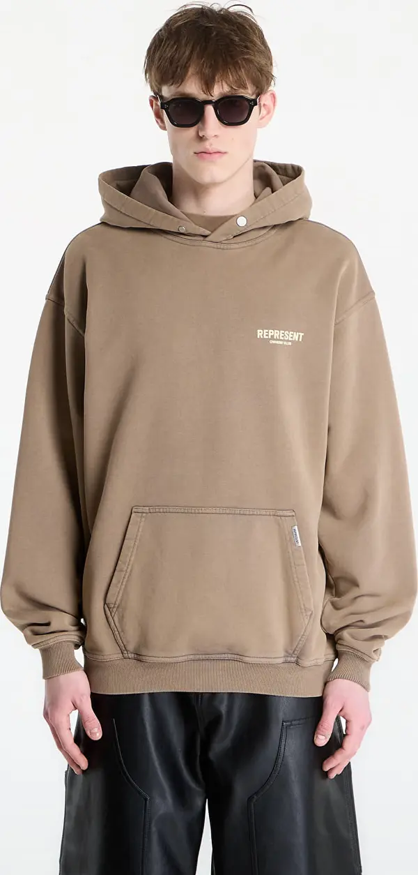 REPRESENT Mikina REPRESENT Owners Club Hoodie Almond XL