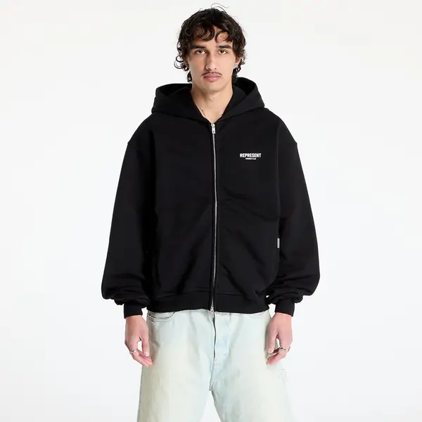 REPRESENT Mikina REPRESENT Represent Owners Club Zip Hoodie Black M