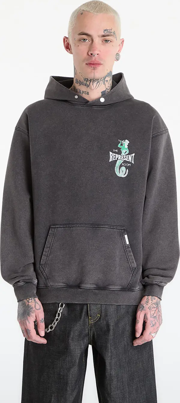 REPRESENT Mikina REPRESENT x The Viper Room Dice Hoodie UNISEX Vintage Grey L