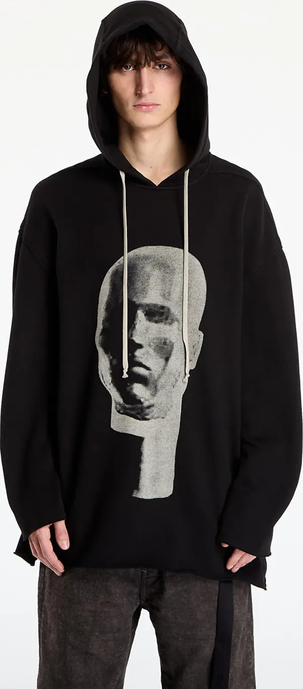 Rick Owens DRKSHDW Mikina Rick Owens DRKSHDW Peter Hoodie Black/ Pearl S