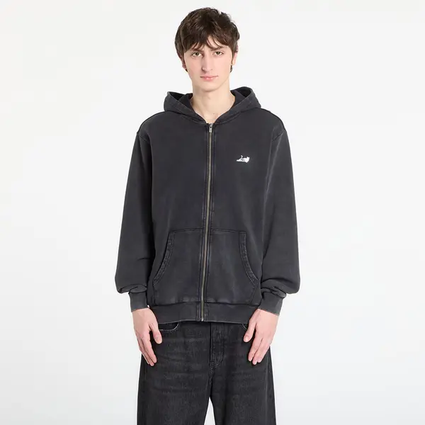 RIPNDIP Mikina RIPNDIP Castanza Zip Up Hoodie Black Vintage Wash S